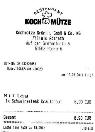 imef H�ffner Kochm�tze Restaurant